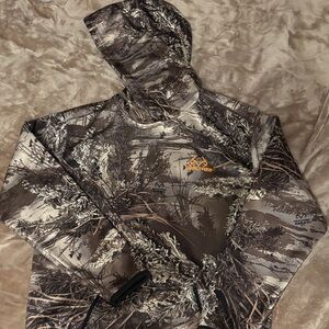 Realtree Camo Jacket with Orange Accents